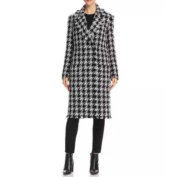 Joie Aubrielle Houndstooth Coat s - Picture 10 of 10